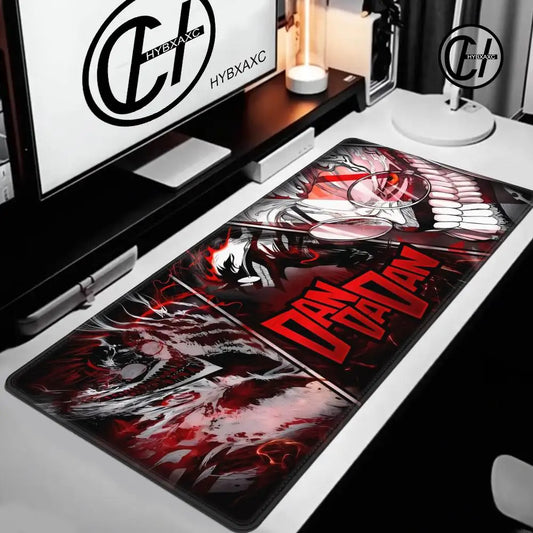 Dandadan Ayase Momo & Takakura Ken XXL Gaming Mouse Pad – Anime Desk Mat with Non-Slip Base