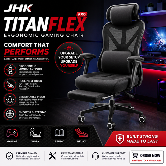 JHK TitanFlex Pro Gaming & Office Chair