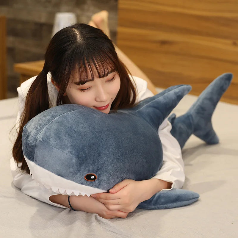 Cute Shark Plush Toy | Ultra-Soft Stuffed Shark Pillow