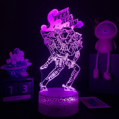 JoJo's Bizarre Adventure Hol 3D LED Night Light