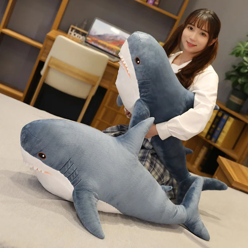 Cute Shark Plush Toy | Ultra-Soft Stuffed Shark Pillow
