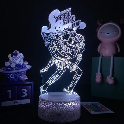 JoJo's Bizarre Adventure Hol 3D LED Night Light