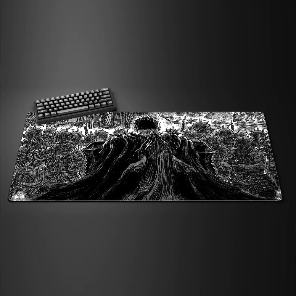 Berserk Guts Anime XXL Gaming Mouse Pad – Varmilo Style Desk Mat