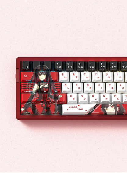 NEON SHOGUN Keycap Set – 129-Key Anime PBT Side-Glow Edition