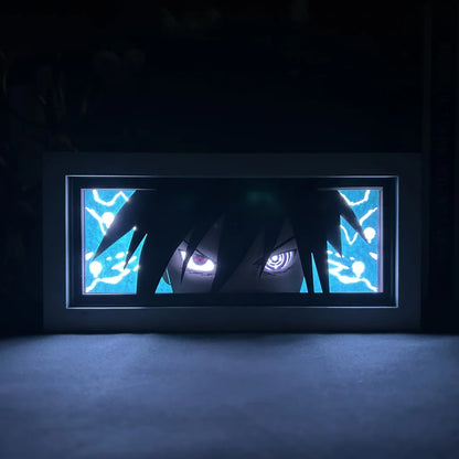 Uchiha Sasuke & Uzumaki Naruto 3D Anime LED Light Box