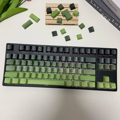 Aurora SideGlow Keycaps – Gradient RGB Shine-Through PBT