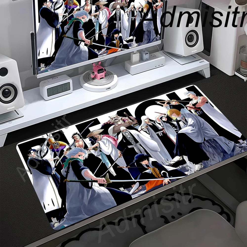 Bleach XXL Gaming Desk Mat – Kurosaki Ichigo Black & White Edition