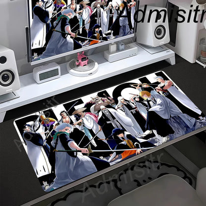 Bleach XXL Gaming Desk Mat – Kurosaki Ichigo Black & White Edition