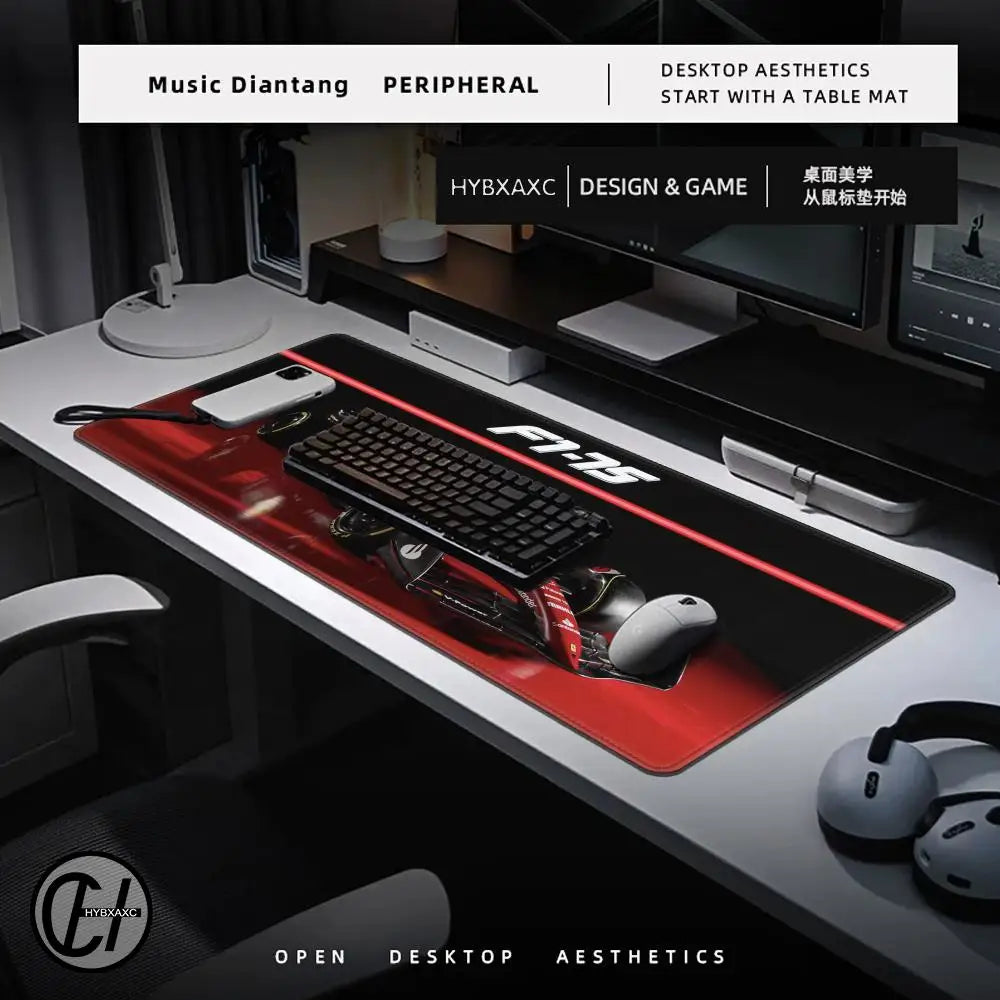 F1 Racer 33 XXL Gaming Desk Mat – Non-Slip Mousepad
