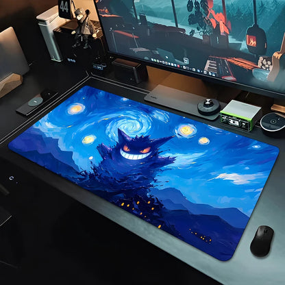 Gengar Anime Extended Gaming Mouse Pad Desk Mat