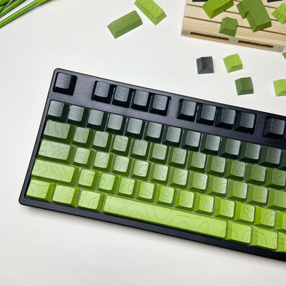 Aurora SideGlow Keycaps – Gradient RGB Shine-Through PBT
