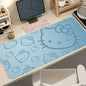 Hello Kitty Leather Mouse Pad – Extra Large Non-Slip Cartoon Desk Mat, Cute Kawaii Keyboard & Writing Pad for Girls, Student & Office Setup Decor