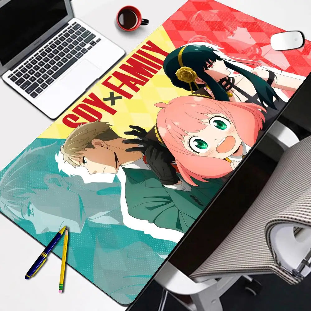 SPY×FAMILY Anya Forger XXL Gaming Mouse Pad (900×400mm) – Kawaii Anime Desk Mat with Anti-Slip Base