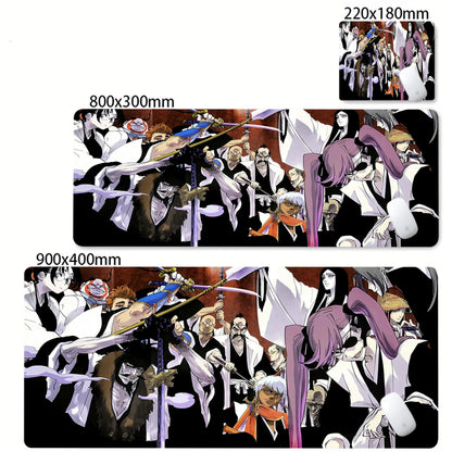 Bleach XXL Gaming Desk Mat – Kurosaki Ichigo Black & White Edition
