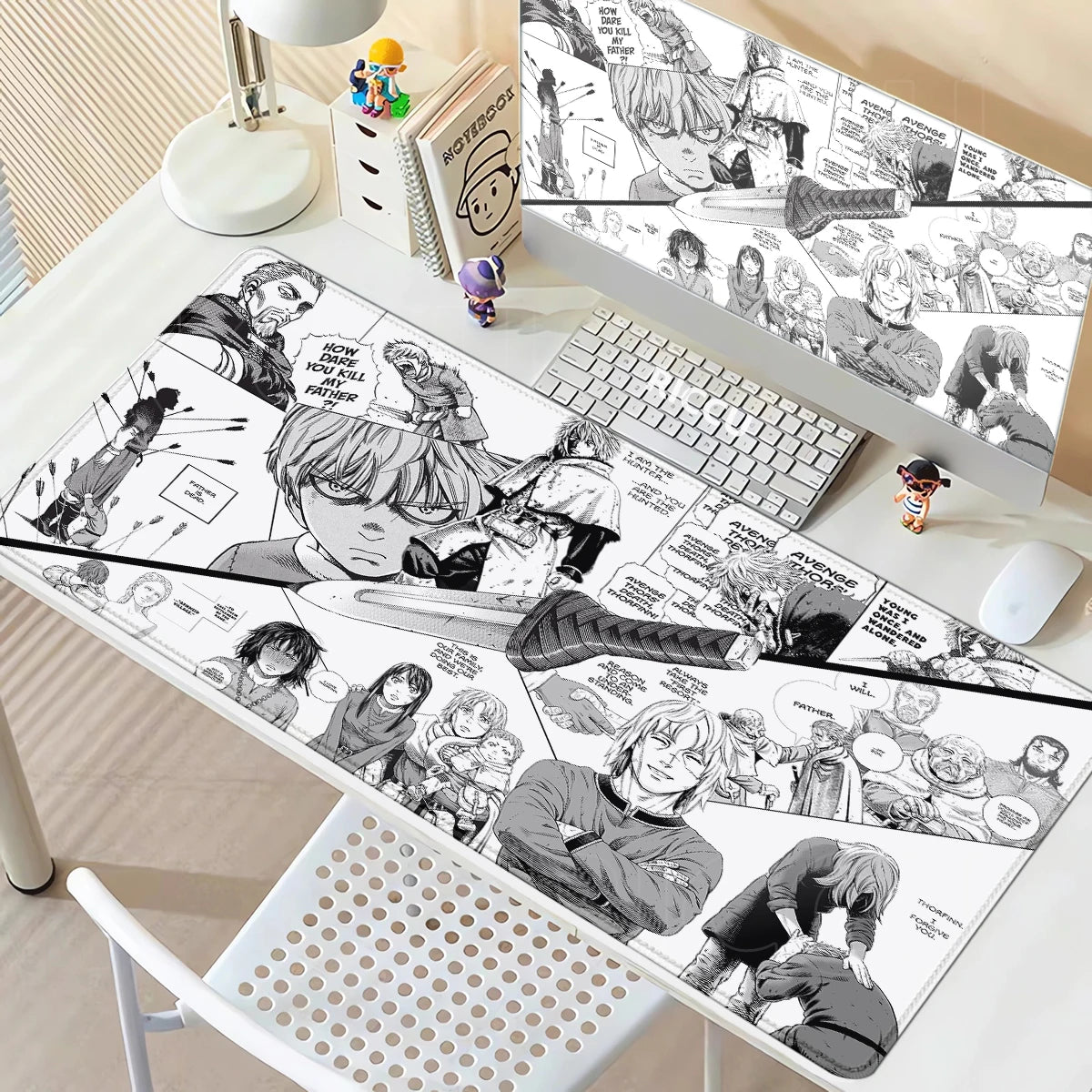 Vinland Saga XL E-Sports Desk Mat – LockEdge Edition | Anti-Slip Anime Mousepad