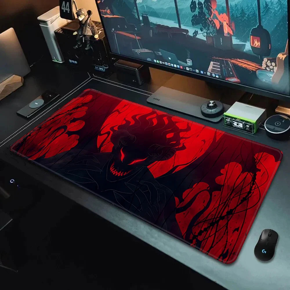 Black Clover XXL Gaming Mouse Pad (90×40cm) – HD Printed Anime Desk Mat with Non-Slip Base & Stitched Edges