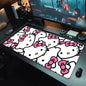 Hello Kitty XXL Gaming Desk Mat – Pink Kawaii Mouse Pad with HD Print, Non-Slip Base & Stitched Edges for Keyboard, PC & Gaming Setup