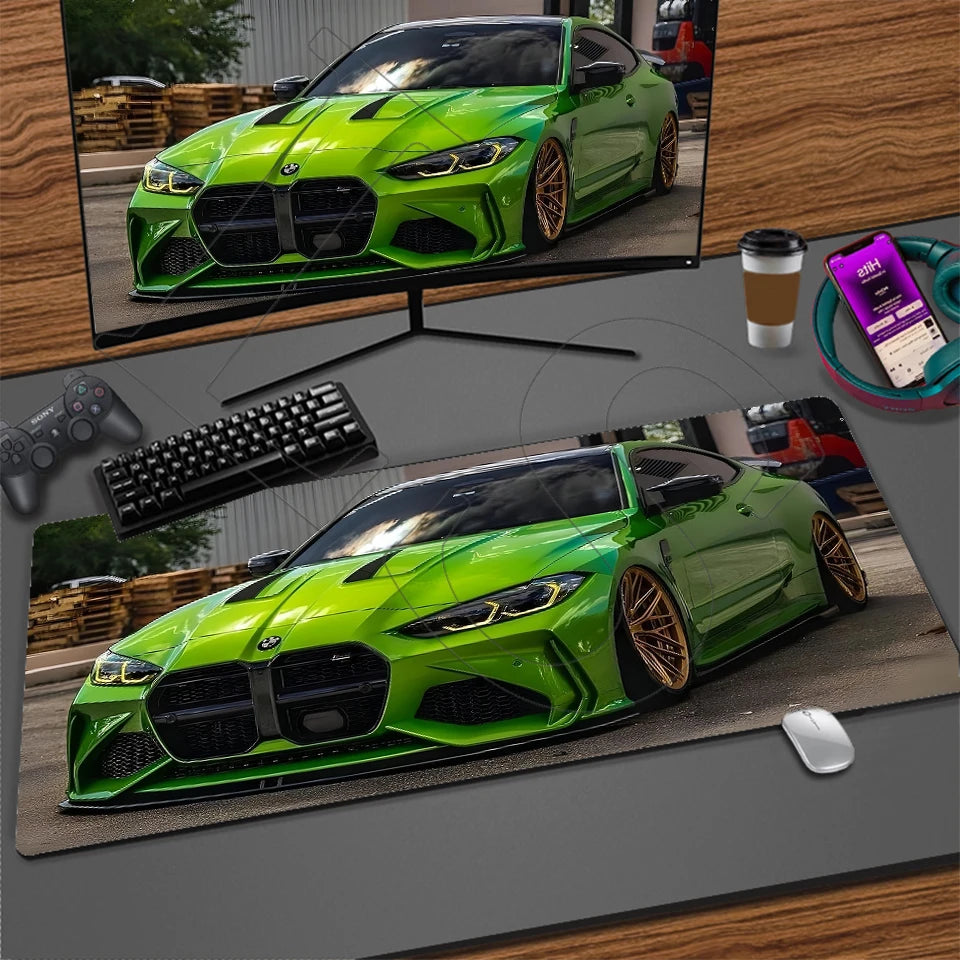 Sports Car XXL Gaming Mouse Pad – Non-Slip Desk Mat