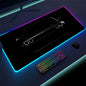 RGB Car Gaming Mouse Pad – LED Desk Mat