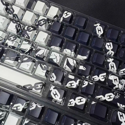 MAKIMA NOIR Keycap Set – 129-Key Anime PBT Japan Edition