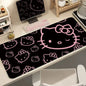 Hello Kitty Leather Mouse Pad – Extra Large Non-Slip Cartoon Desk Mat, Cute Kawaii Keyboard & Writing Pad for Girls, Student & Office Setup Decor