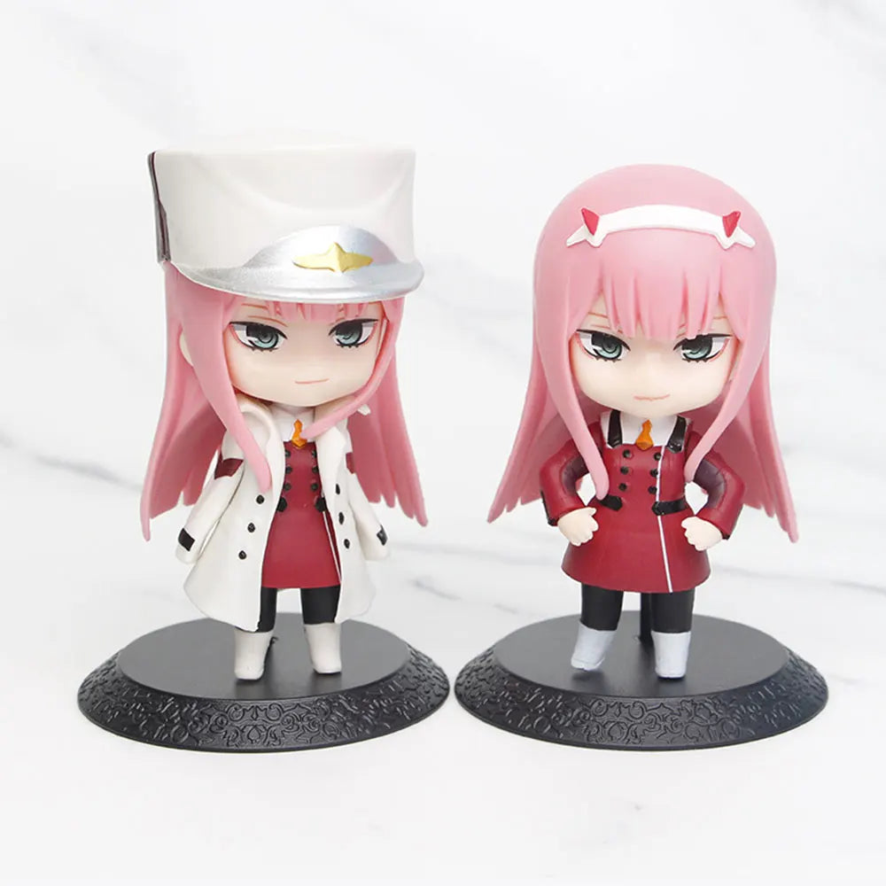 Zero Two Chibi Anime Figure 10 cm – PVC Collectible with Stand