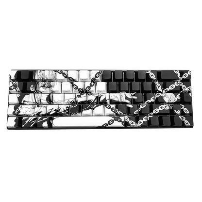MAKIMA NOIR Keycap Set – 129-Key Anime PBT Japan Edition