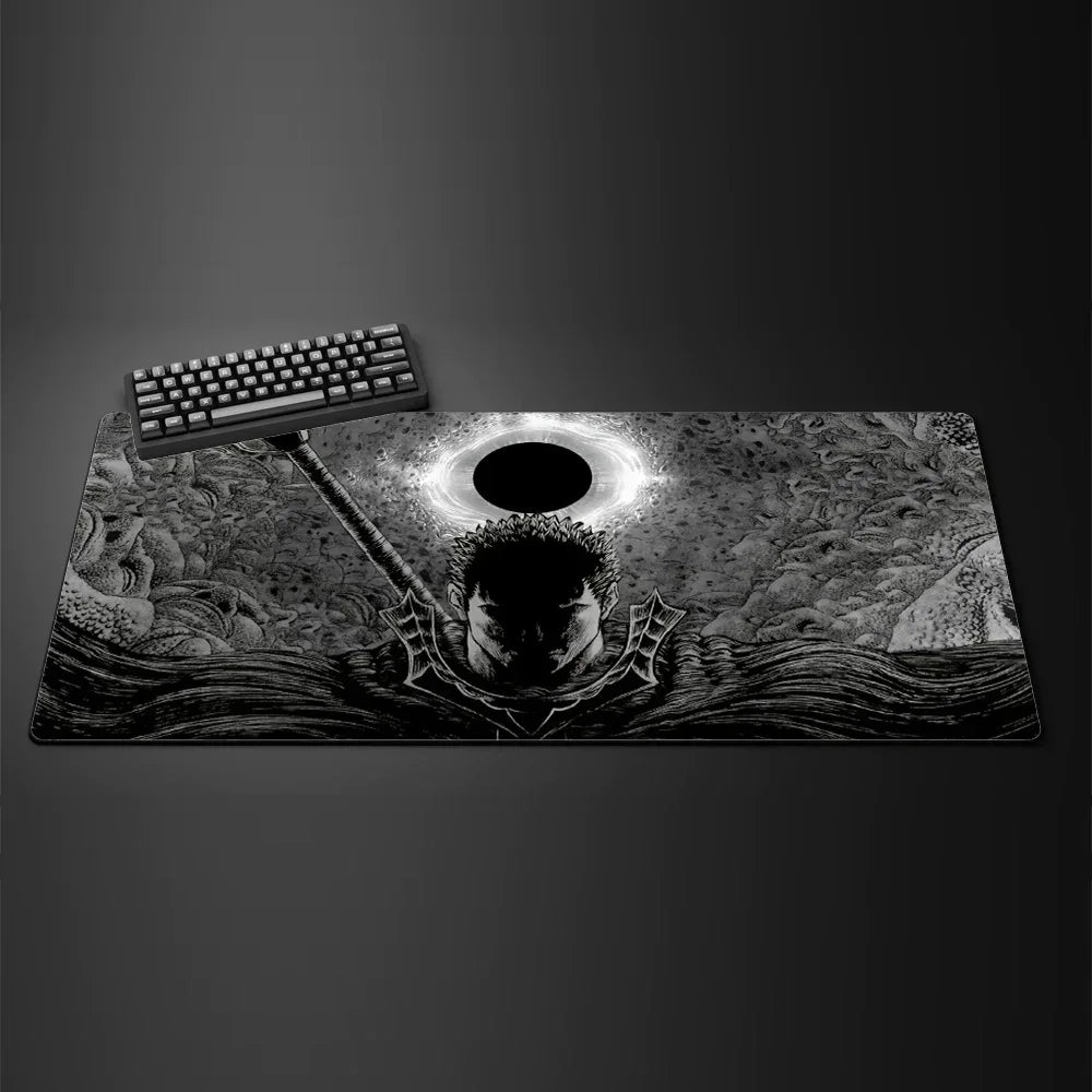 Berserk Guts Anime XXL Gaming Mouse Pad – Varmilo Style Desk Mat