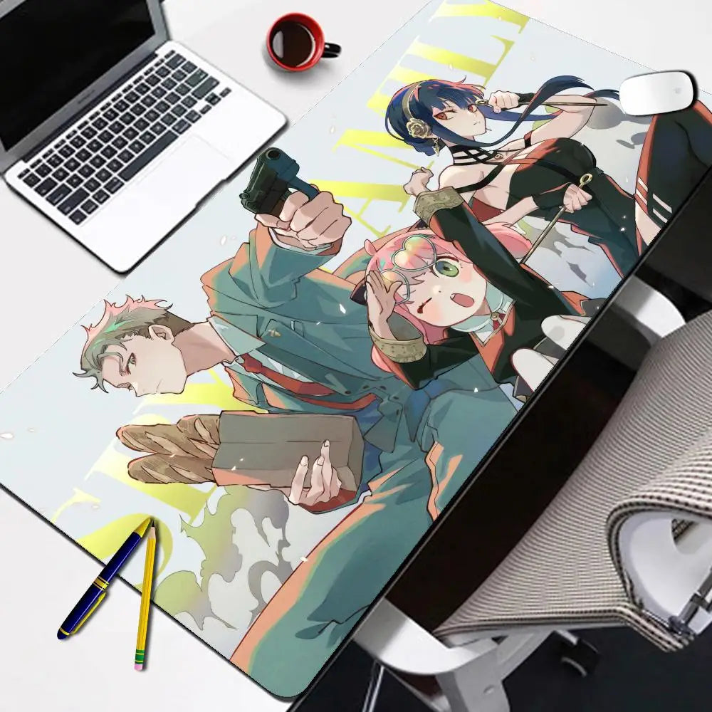 SPY×FAMILY Anya Forger XXL Gaming Mouse Pad (900×400mm) – Kawaii Anime Desk Mat with Anti-Slip Base