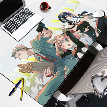 SPY×FAMILY Anya Forger XXL Gaming Mouse Pad (900×400mm) – Kawaii Anime Desk Mat with Anti-Slip Base