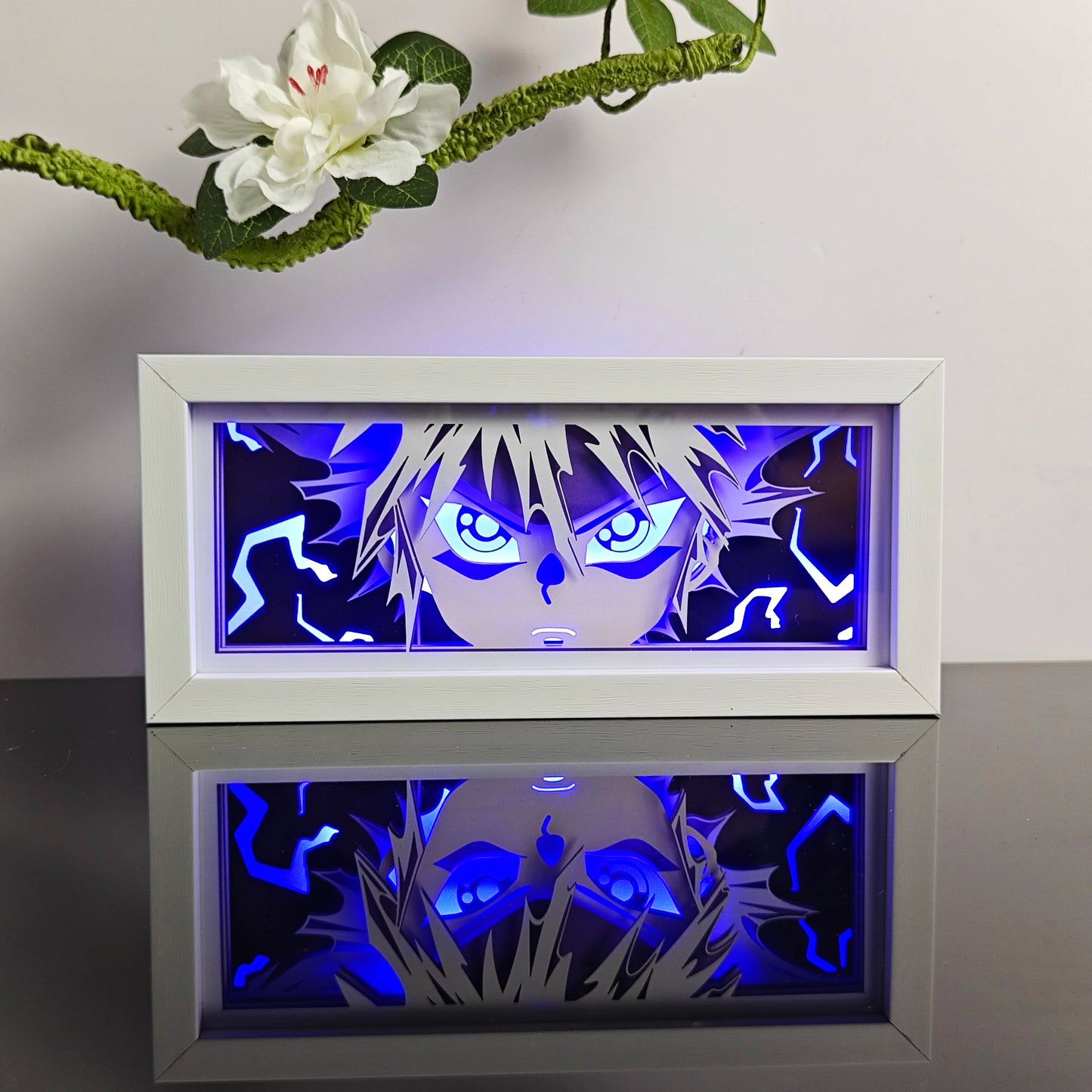 3D Anime Motion LED Lightbox – RGB Night Lamp for Bedroom & Desk Decor
