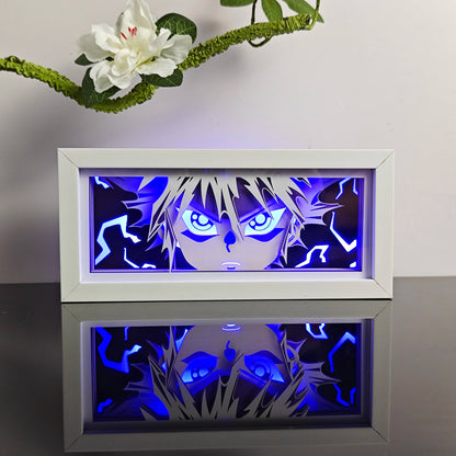 3D Anime Motion LED Lightbox – RGB Night Lamp for Bedroom & Desk Decor