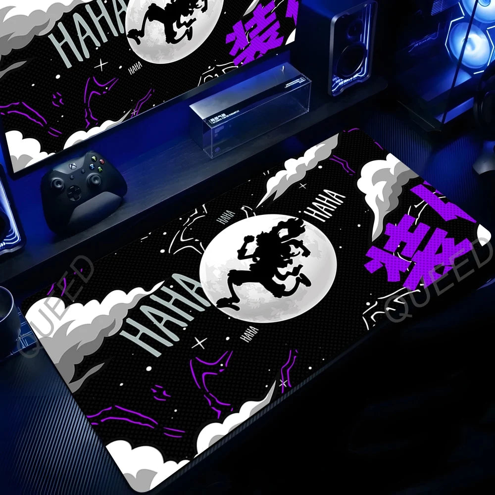 ☠️ One Piece Anime XXL Gaming Mouse Pad – Straw Hat Desk Mat