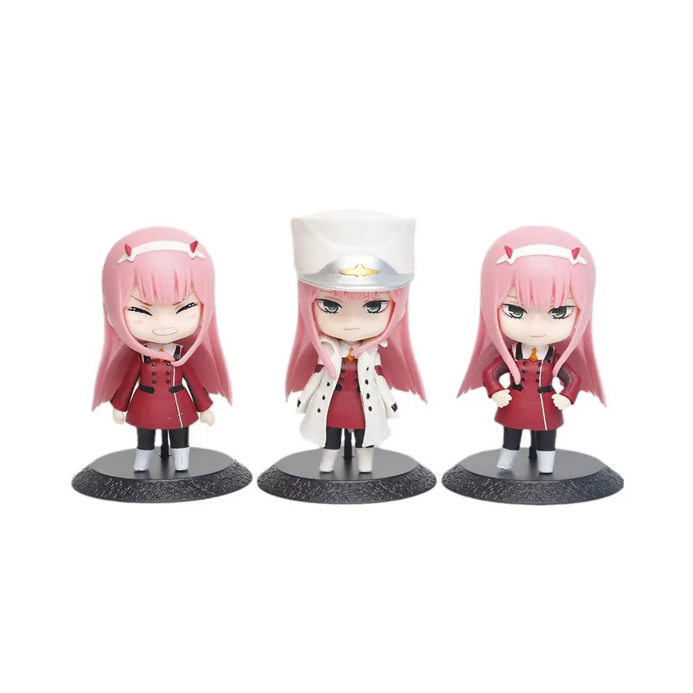 Zero Two Chibi Anime Figure 10 cm – PVC Collectible with Stand