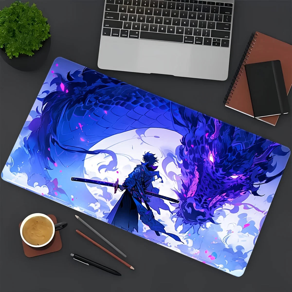 Anime Dragon Boy Large Gaming Mouse Pad Desk Mat