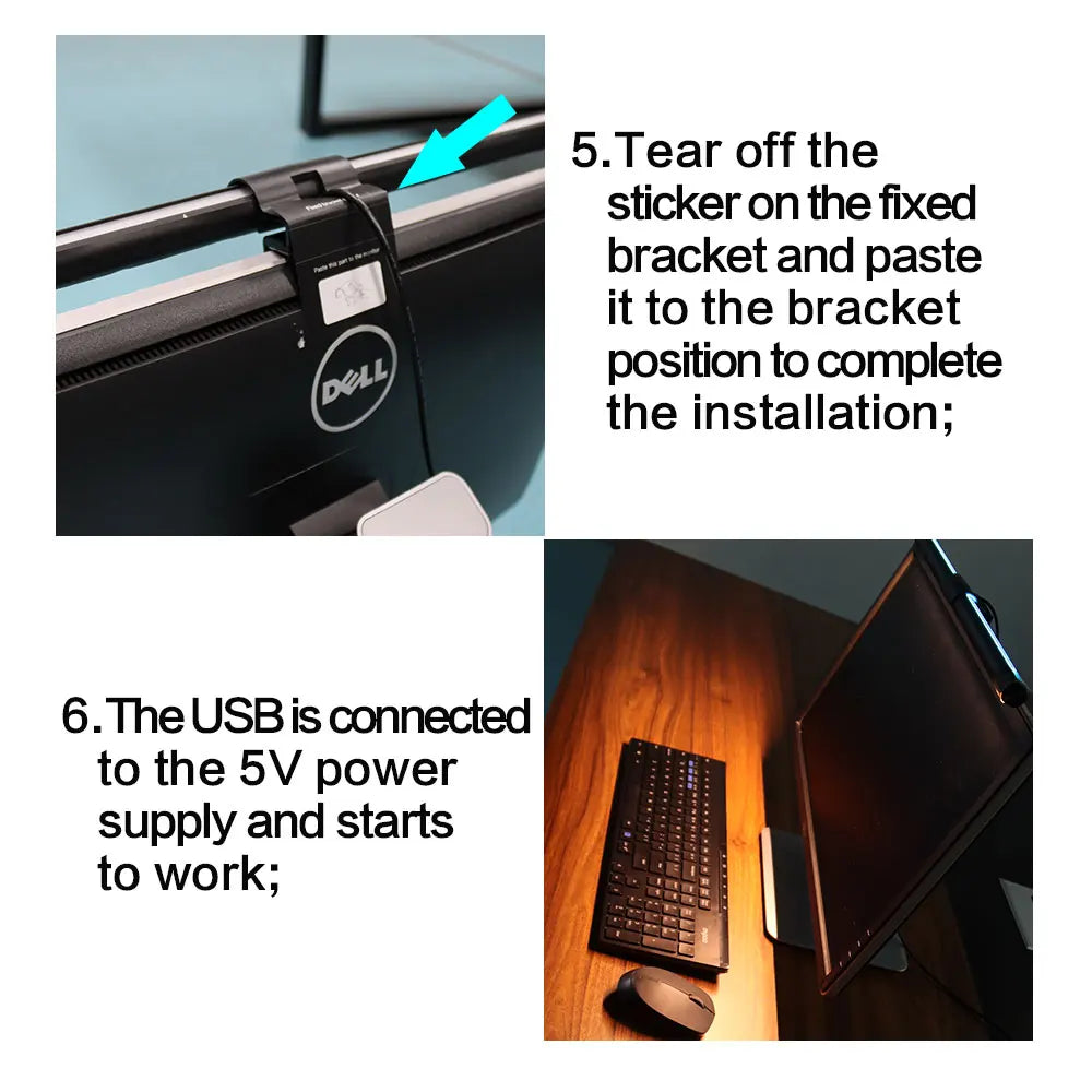 LED Monitor Light Bar – Eye-Care Screen Light with Stepless Dimming for Computer Monitors, Work & Gaming