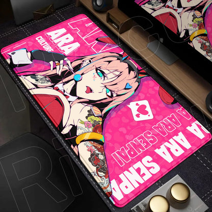 Zero Two Crimson Darling Desk Mat – Darling in the FranXX Anime Mousepad