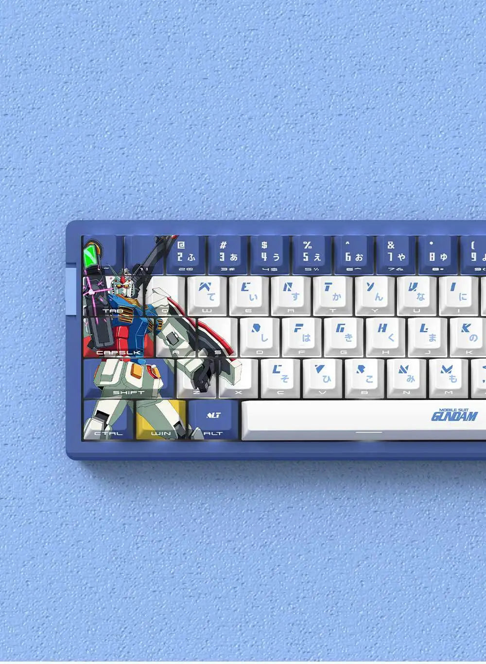 NEON SHOGUN Keycap Set – 129-Key Anime PBT Side-Glow Edition