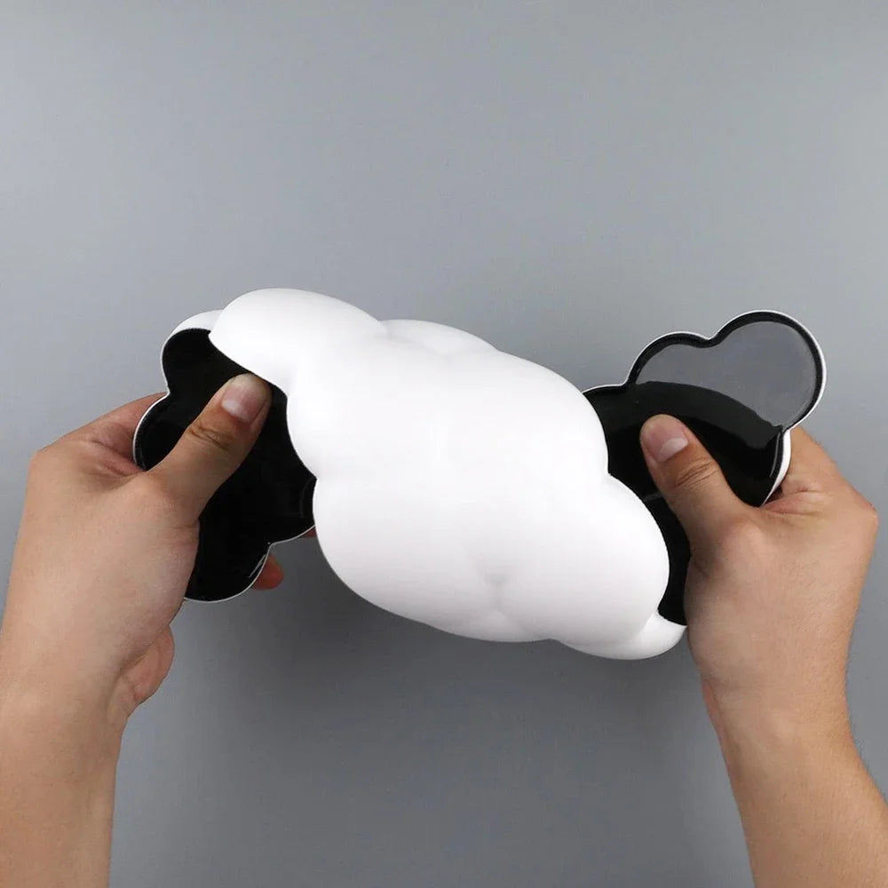 Ergonomic Cloud Wrist Rest Mouse Pad & Keyboard Support Set