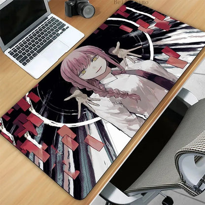 Chainsaw Man XL Gaming Desk Mat – Anime Extended Mousepad