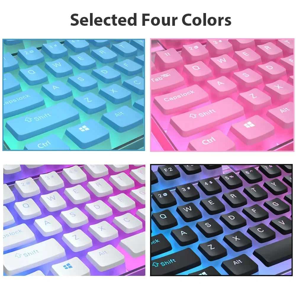 130-Key Pudding PBT Keycap Set – Double Shot Shine-Through Keycaps for 60%, 65%, 75%, TKL & Full Size RGB Mechanical Keyboards