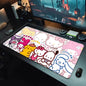 Hello Kitty XXL Gaming Desk Mat – Pink Kawaii Mouse Pad with HD Print, Non-Slip Base & Stitched Edges for Keyboard, PC & Gaming Setup