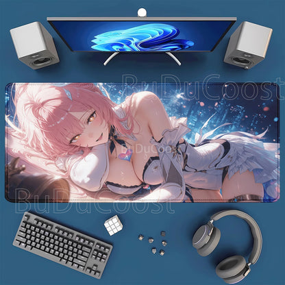 Gaming Mousepad Aemeath Wuthering  400x900mm HD Printing Desk Mat