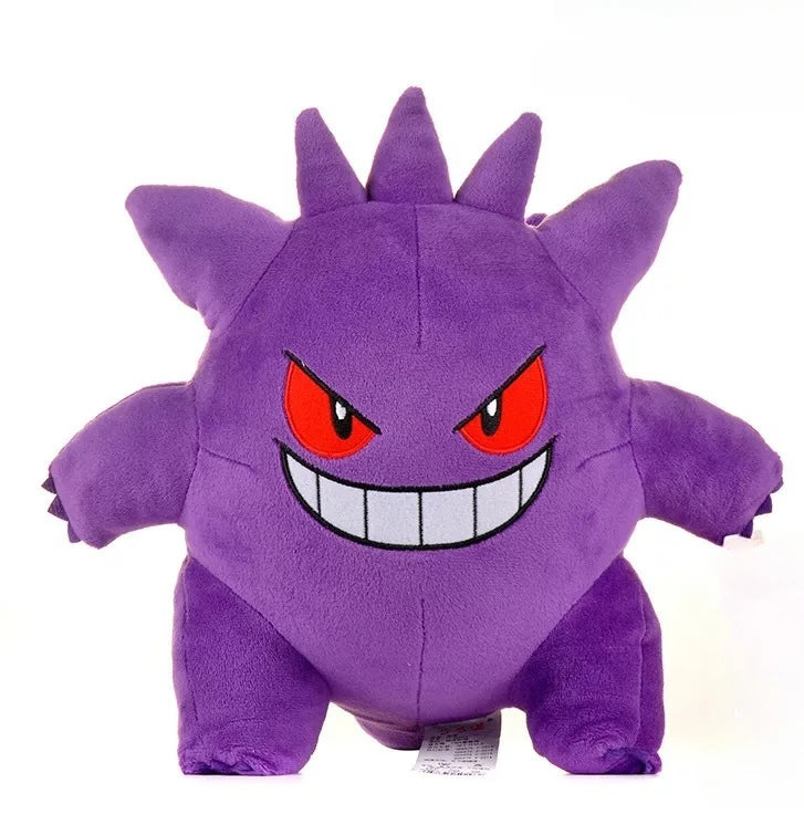 👻 Gastly, Haunter & Gengar Evolution Plush Set – Anime Stuffed Dolls