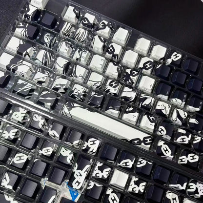 MAKIMA NOIR Keycap Set – 129-Key Anime PBT Japan Edition