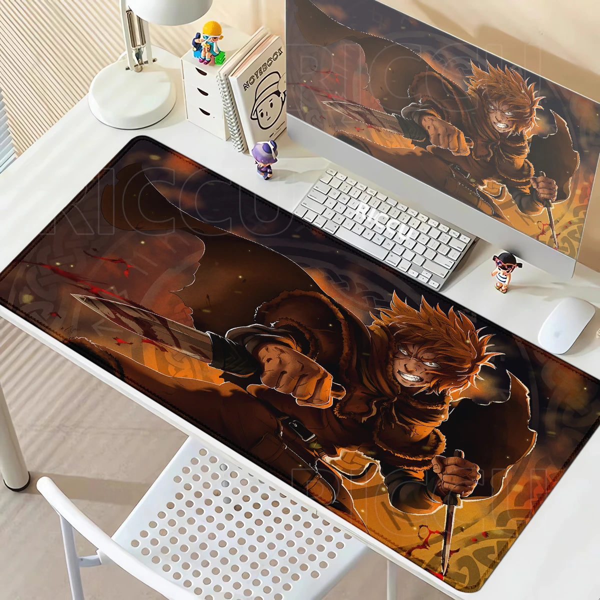 Vinland Saga XL E-Sports Desk Mat – LockEdge Edition | Anti-Slip Anime Mousepad