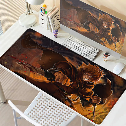 Vinland Saga XL E-Sports Desk Mat – LockEdge Edition | Anti-Slip Anime Mousepad