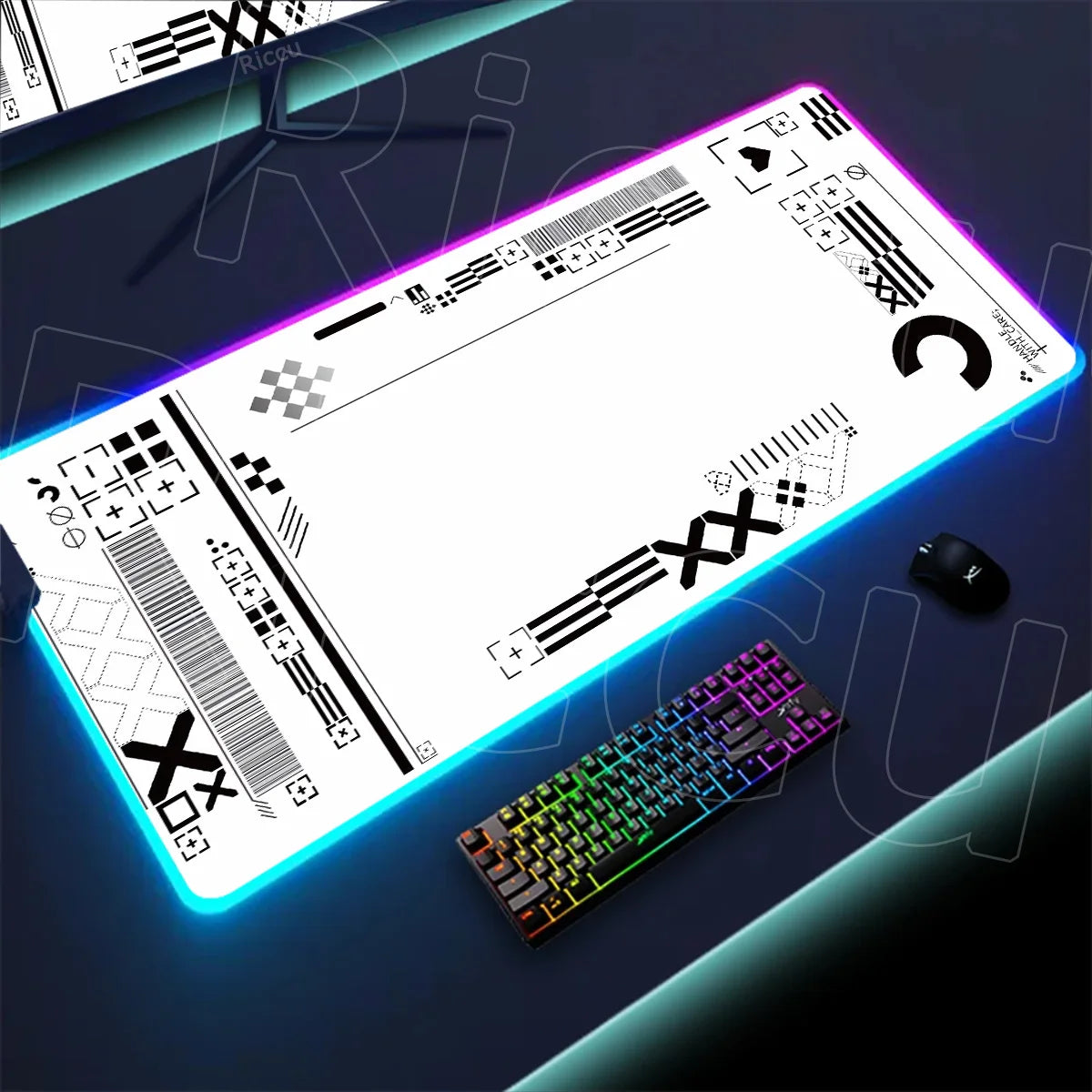 RGB XXL Gaming Mouse Pad – LED Backlit CSGO Desk Mat | Large Non-Slip Keyboard & Mouse Pad for PC Gaming Setup