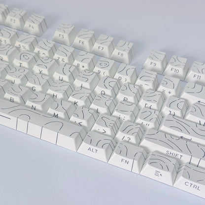 Aurora SideGlow Keycaps – Gradient RGB Shine-Through PBT