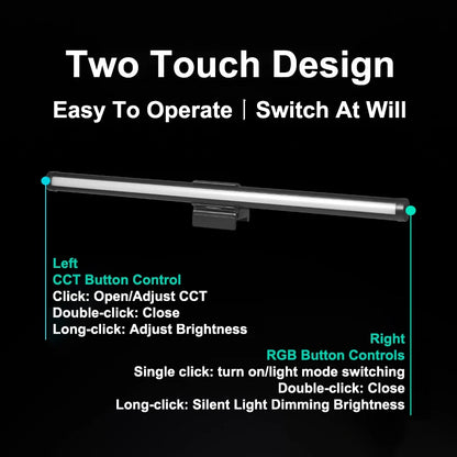 LED Monitor Light Bar – Eye-Care Screen Light with Stepless Dimming for Computer Monitors, Work & Gaming